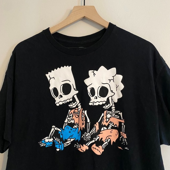 The Simpsons Matt Groening Treehouse of Horror Short Sleeve Tee, Black. Size XL. - Picture 1 of 5